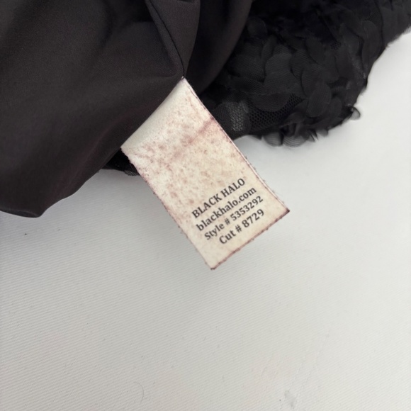 BLACK HALO Alister Floral Corset Mini Dress in Onyx - Picture 15 of 17